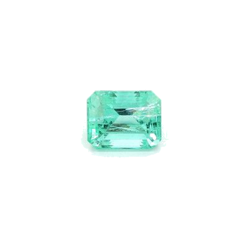 1.03 carat GREEN STEP cut Octagonal Smaragdas (1)