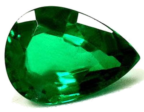 1.49 carat GREEN Pear Smaragdas (1)