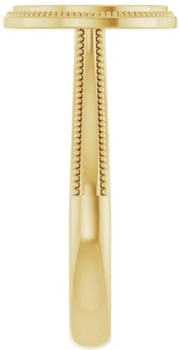 Sužadėtuvių Žiedas „Solitaire“ 585 Geltonojo Aukso Oval 10mm x 8mm (4)