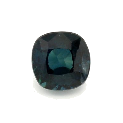 1.11 carat BLUE BRILLIANTSTEP cut Cushion Safyras (1)