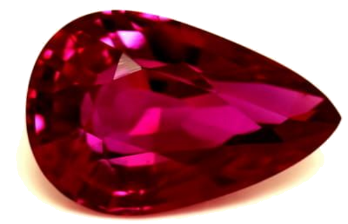 0.9 carat RED Pear Rubinas (1)
