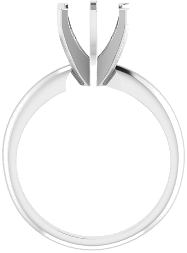 Sužadėtuvių Žiedas „Light Solitaire“ 950 Platinos Round 7.3mm x 7.7mm (2)