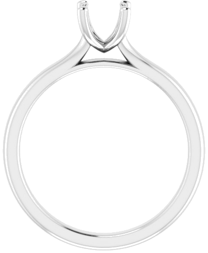 Sužadėtuvių Žiedas „Solitaire“ 950 Platinos Oval 7mm x 5mm (2)