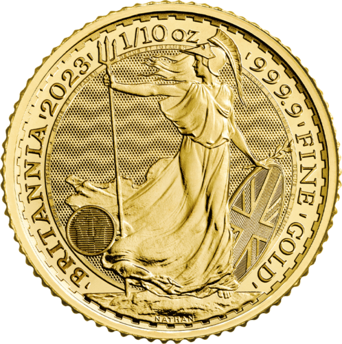 1/10 oz Britannia 2023 Charles III Great Britain Gold Coin (New King) (1)