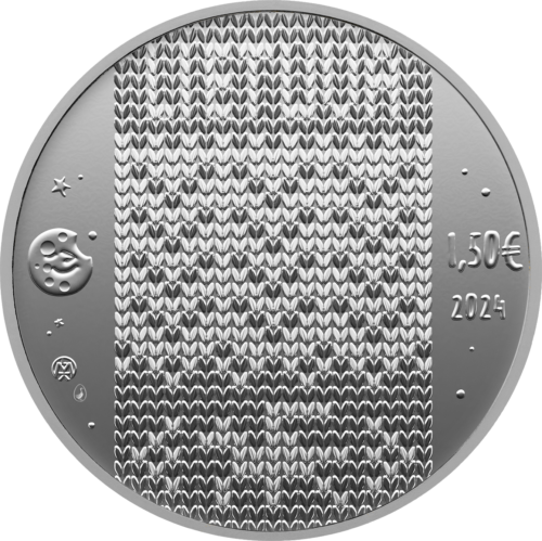 2024. gada Lietuva Divpadsmit brāļi lido kā melnie 1,5 eiro monēta (2)