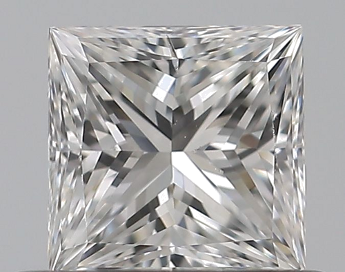 0.46 carat E-SI1 Natūralus Princess Deimantas (1)