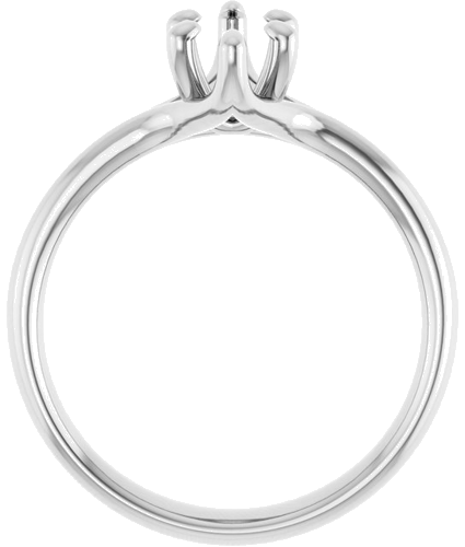 14K White 10x5 mm Marquise Engagement Ring Mounting (2)