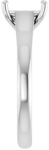 Sužadėtuvių Žiedas „Solitaire“ 585 Baltojo Aukso Emerald 7mm x 5mm (4)