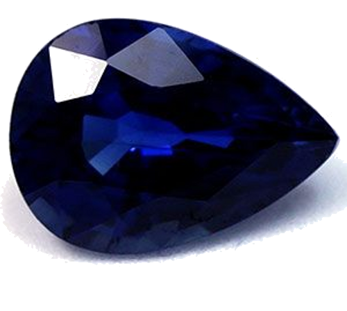 0.97 carat BLUE Pear Safyras (1)