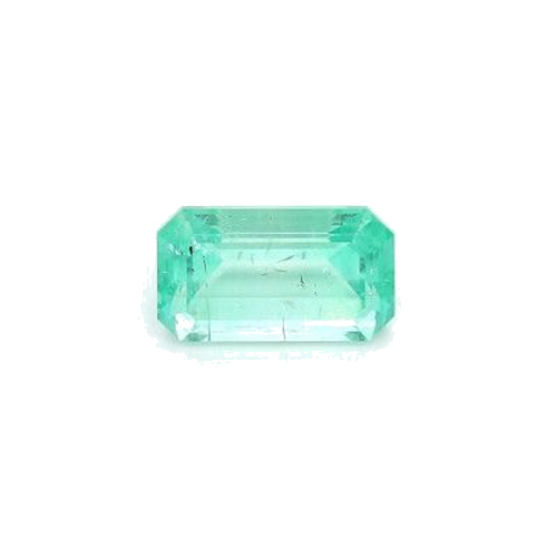 1.62 carat GREEN STEP cut Octagonal Smaragdas (1)