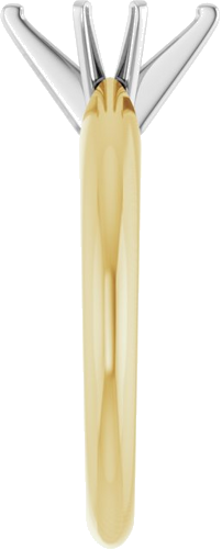 14K Yellow   White 8.5x4.5 mm Marquise Six-Prong Solitaire Engagement Ring Mounting (4)