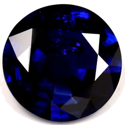 3.45 carat BLUE Round Safyras (1)