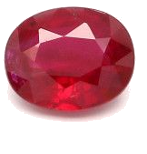 0.46 carat RED BRILLIANTSTEP cut Oval Rubinas (1)