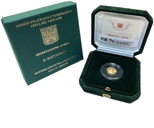 3 g Baptism 2018 Vatican 10 euro gold coin (4)