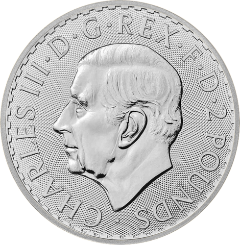 1 oz Британия 2023 Карл III Великобритания серебряная монета (2)