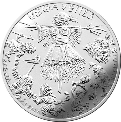 2019 Užgavėnės Lietuva 1.5 euro moneta (1)