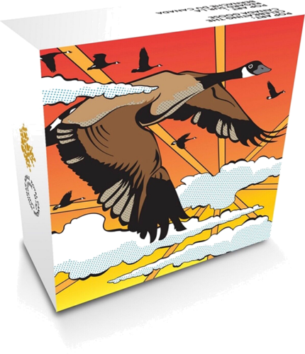 2016 Canada Goose silver proof coin in box (4)