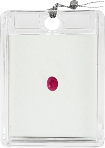 0,70 ct. Ruby Oval F.H (1)
