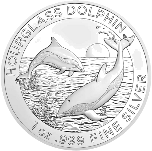 1 oz Delfinas 2024 Australija sidabrinė moneta (1)