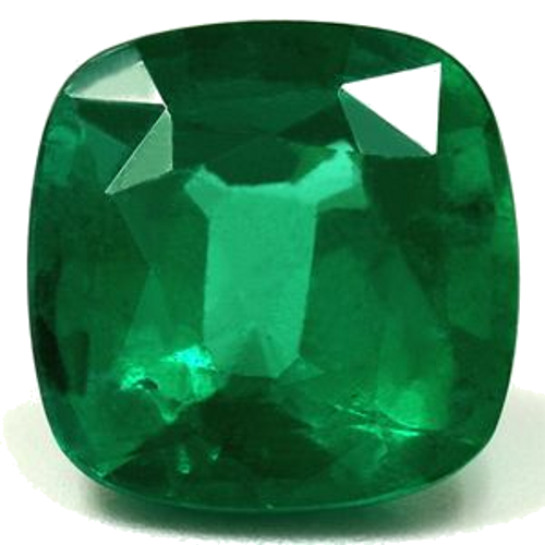 6.22 carat GREEN Cushion Smaragdas (1)