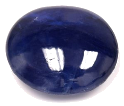 6.47 carat BLUE CABOCHON cut Oval Safyras (1)