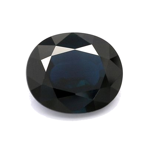 4.64 carat BLUE BRILLIANTSTEP cut Oval Safyras (1)