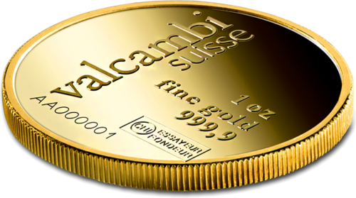 1 oz Инвестиционный золотой слиток Valcambi Round Bar (5)