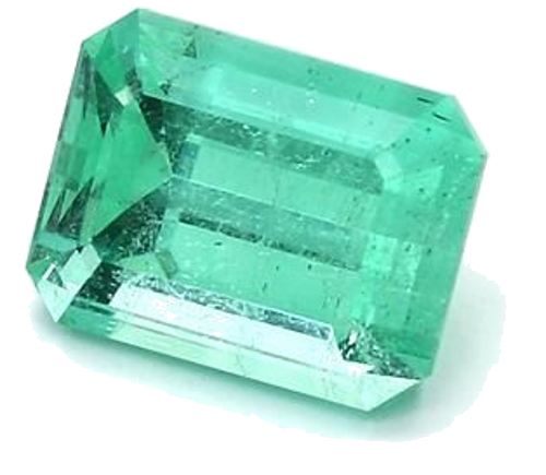2.54 carat GREEN STEP cut Octagonal Smaragdas (1)