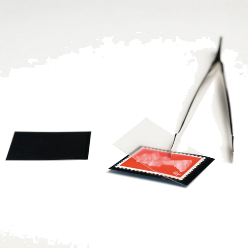 Black pockets for one post stamp protection 50 pieces (2)