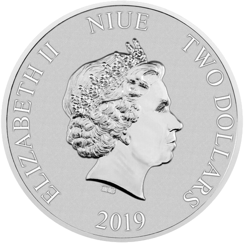 1 oz Король Лев 2019 Ниуэ серебряная монета (2)