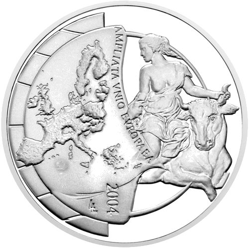 2004 Expansion of the European Union 10 Euros Belgium Silver Coin (2)