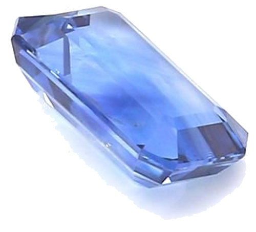 1.76 carat BLUE STEP cut Octagonal Safyras (1)