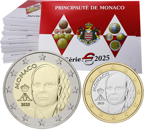 2025 Monaco BU Euro Coin Set (New Design) (1)