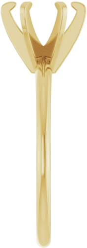 Sužadėtuvių Žiedas „Solitaire“ 585 Geltonojo Aukso Round 7.4mm (4)