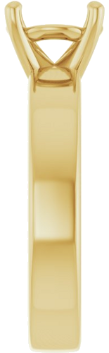 Sužadėtuvių Žiedas „Solitaire“ 585 Geltonojo Aukso Round 8mm (4)