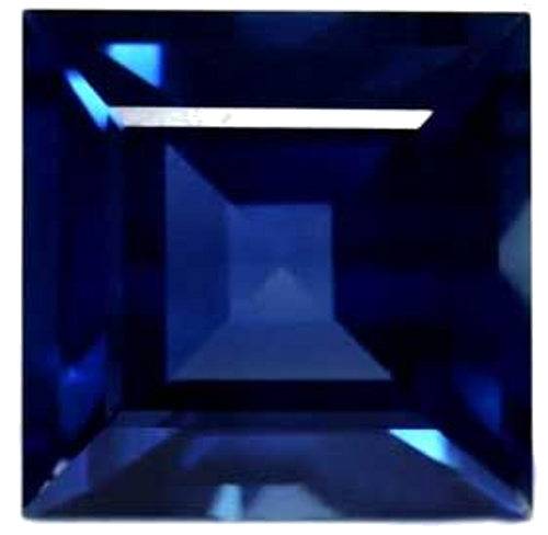 2.07 carat BLUE Square Safyras (1)
