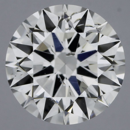 0.46 carat E-SI2 Excellent cut Natūralus Round Deimantas (1)