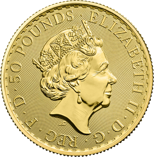 1/2 oz Britannia 2023 Didžioji Britanija .9999 auksinė moneta (2)