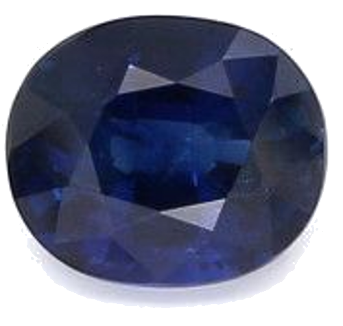1.19 carat BLUE BRILLIANTSTEP cut Oval Safyras (1)