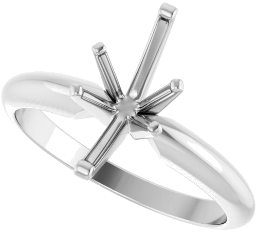 Sužadėtuvių Žiedas „Heavy Solitaire“ 585 Baltojo Aukso Marquise 11.5mm x 5.5mm (5)