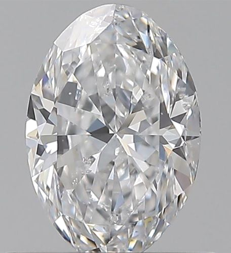 0.75 carat D-SI2 Natūralus Oval Deimantas (1)