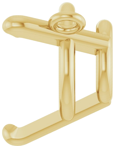 Pakabukas „Round 3-Prong“ 585 Geltonojo Aukso Round 7.5mm (3)