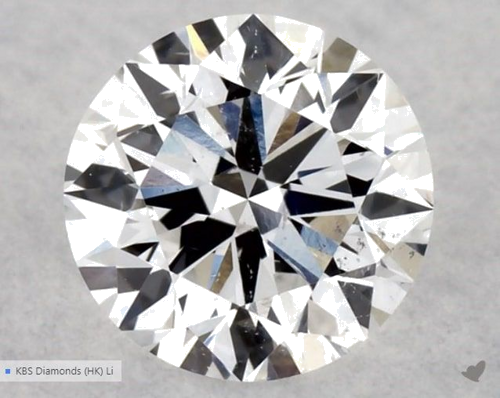 0.5 carat D-SI1 Excellent cut Natūralus Round Deimantas (1)