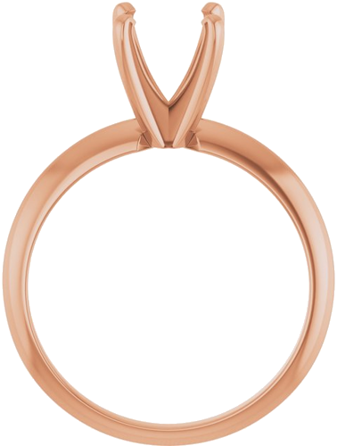 Sužadėtuvių Žiedas „Light Solitaire“ 585 Rožinis Aukso Round 7.3mm x 7.7mm (2)