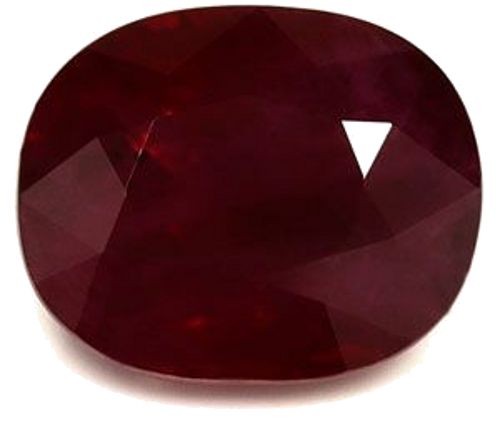2.06 carat RED Cushion Rubinas (1)