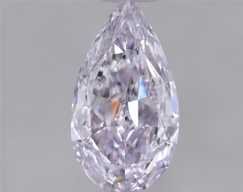 0.5 carat Light Pink-VS2 Natūralus Pear Deimantas (1)