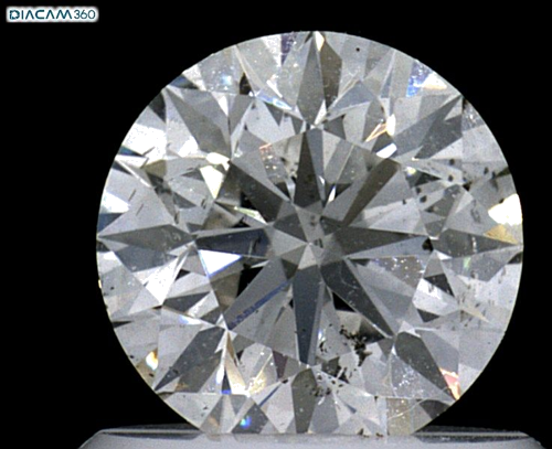 0.8 carat G-SI1 Excellent cut Natūralus Round Deimantas (1)