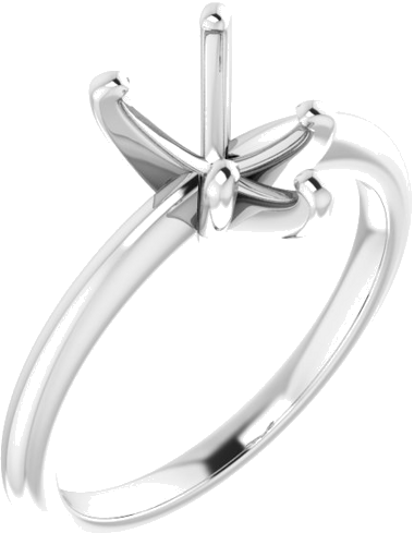 Sužadėtuvių Žiedas „Solitaire“ 925 Sidabro Pear Shape 9mm x 6mm (1)