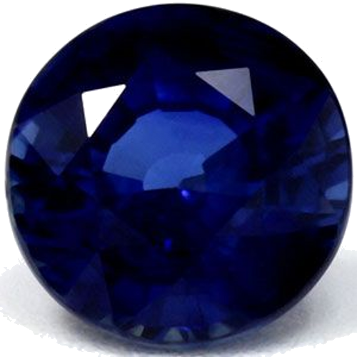 1.24 carat BLUE Round Safyras (1)