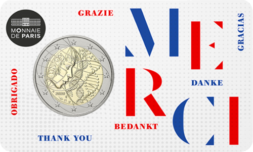 2020 France Medicine 2 euro BU coin (3)